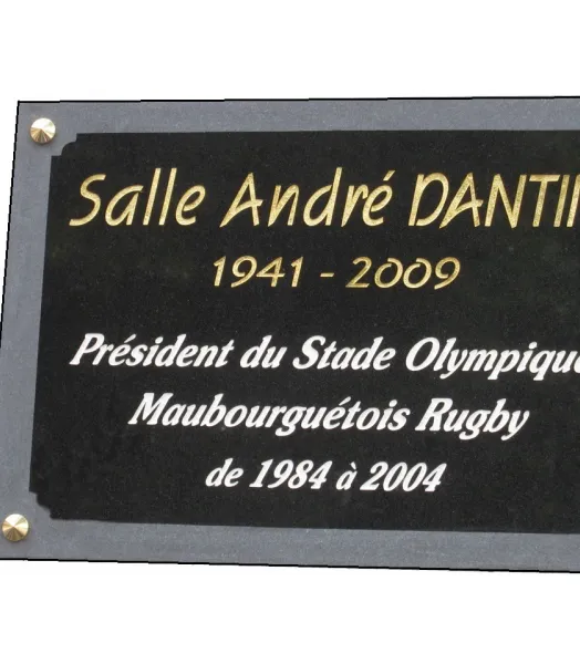 PLAQUE COMMEMORATIVE sur mesure