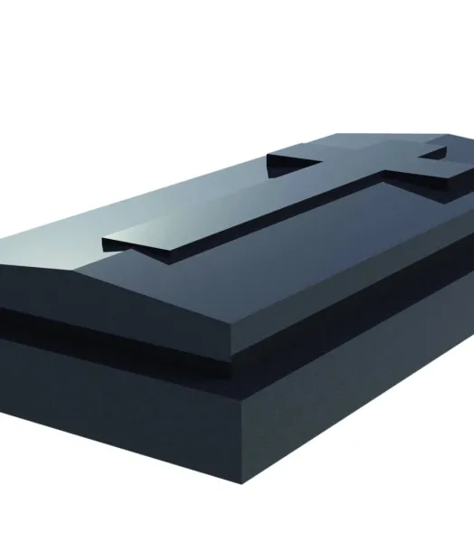 MONUMENT TOMBALE A CROIX RELIEF