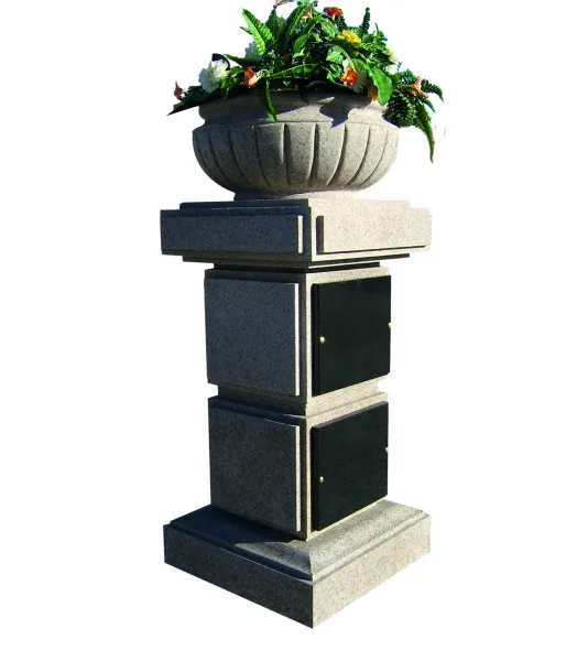 MONUMENT CINERAIRE EN ELEVATION - COLUMBARIUM