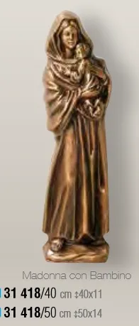 VIERGE ET L'ENFANT BRONZE à plaquer